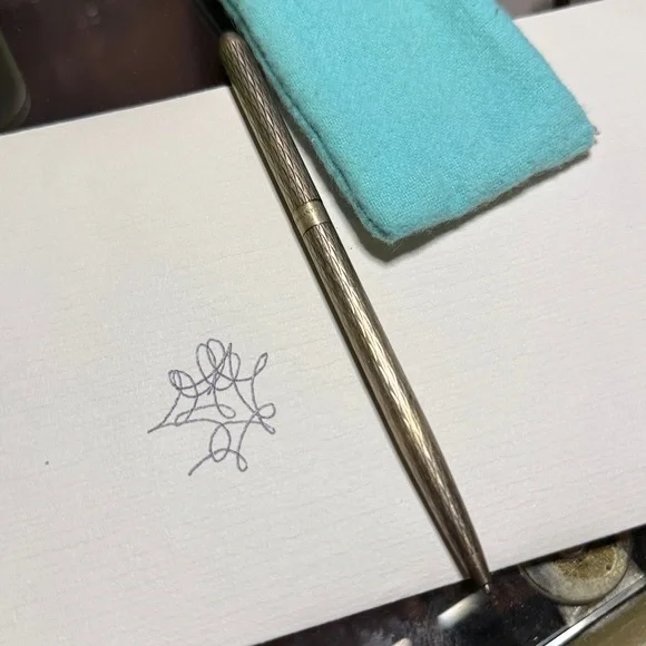 Tiffany & Co. purse writing pen